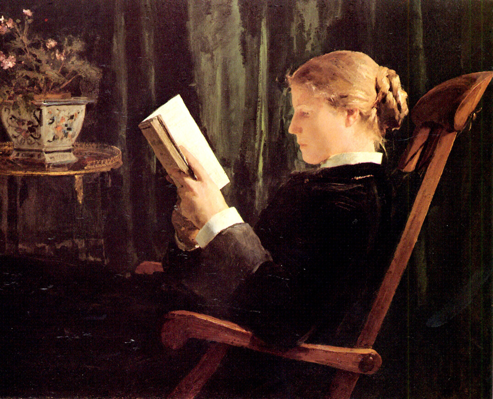 reading girl